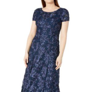 Alex Evenings Rosette Gown NWT Size 10